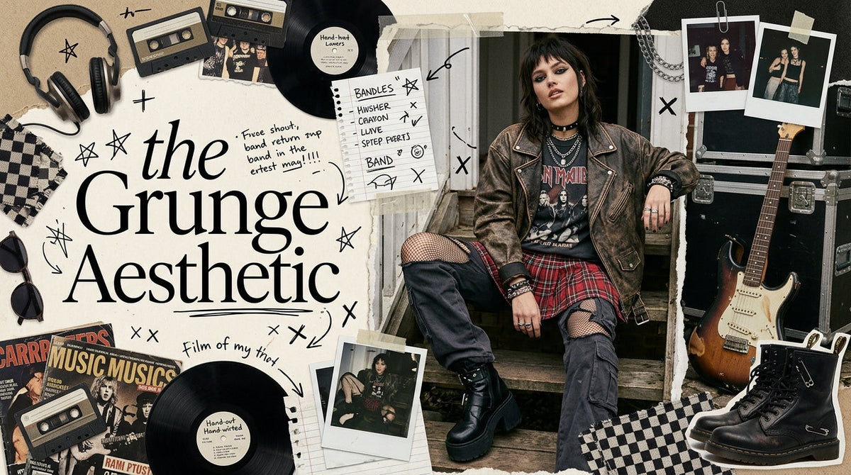 Grunge Aesthetic: Outfits, Clothes & Style Guide