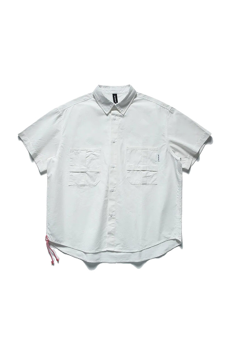 Solid Color Short Sleeve Shirt