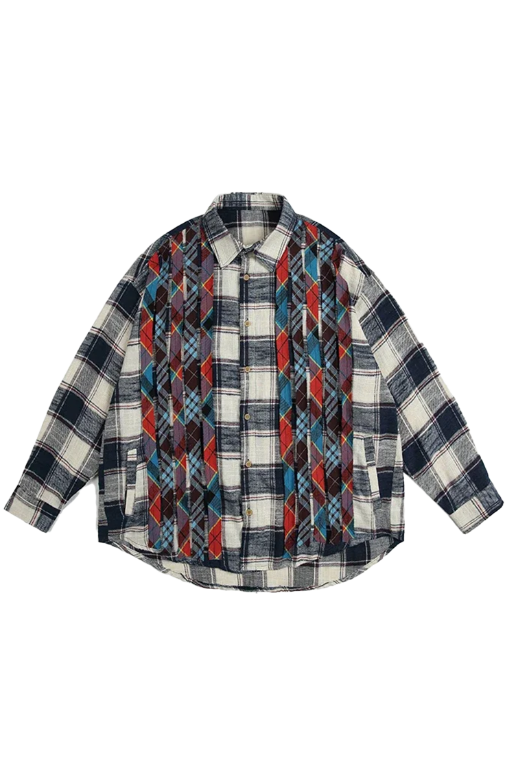 Urban Loose Plaid Long Sleeve Shirt