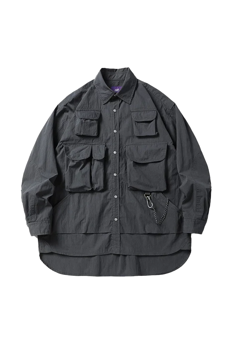 Multi-pocket Loose Cargo Shirt