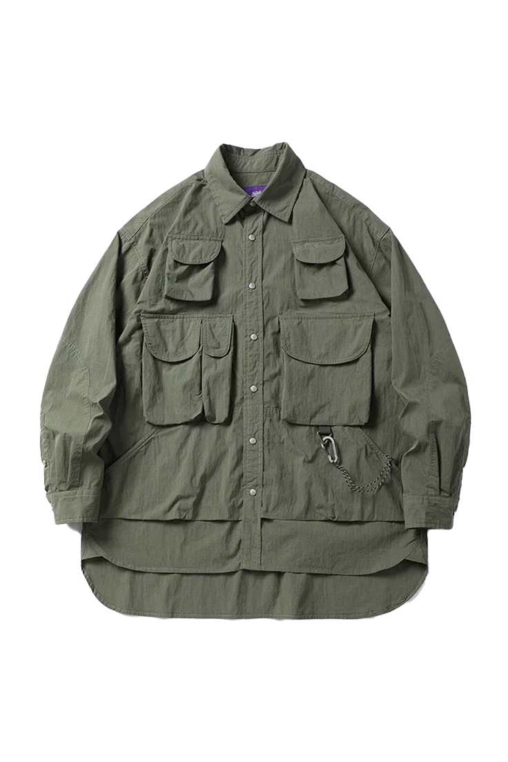 Multi-pocket Loose Cargo Shirt