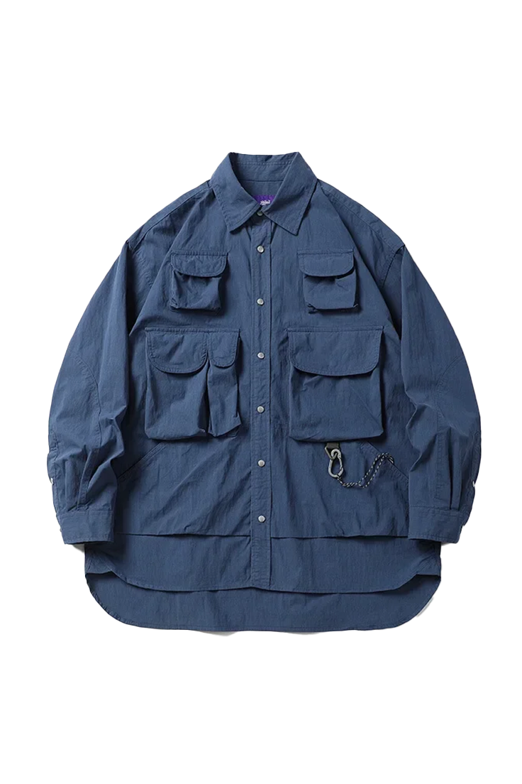 Multi-pocket Loose Cargo Shirt