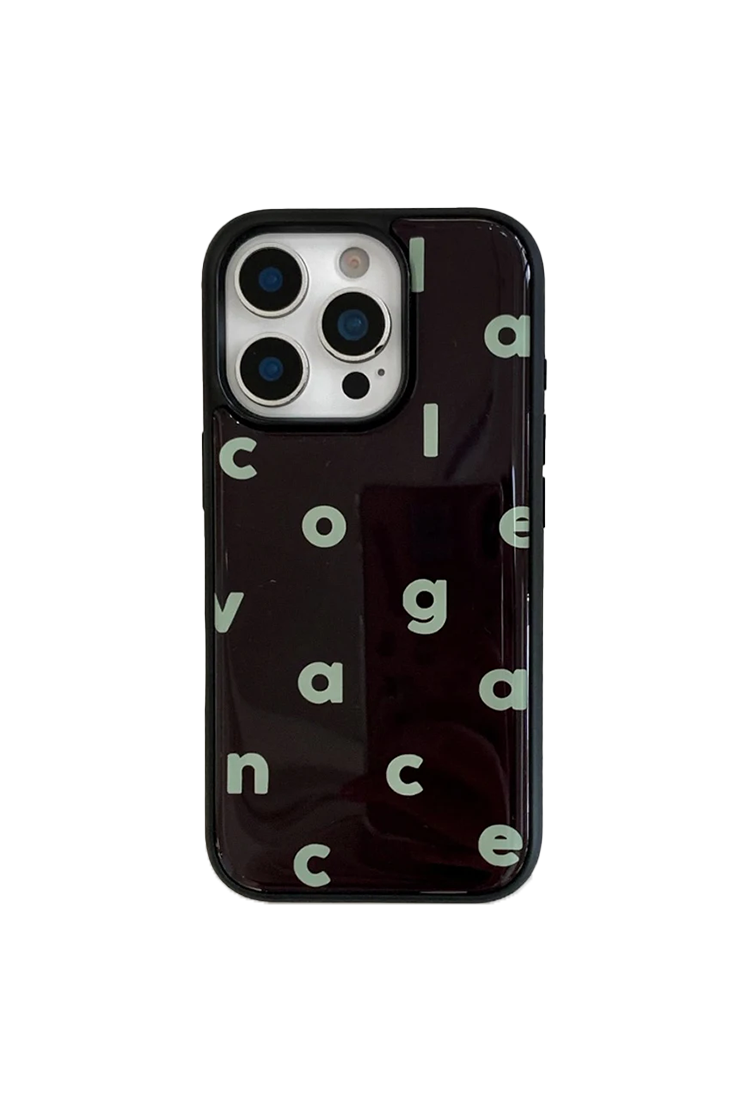 Barbie Core Letters Solid Color iPhone Cases