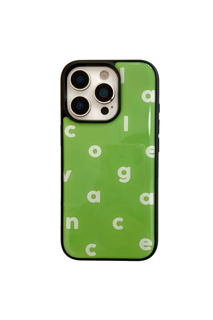 Barbie Core Letters Solid Color iPhone Cases