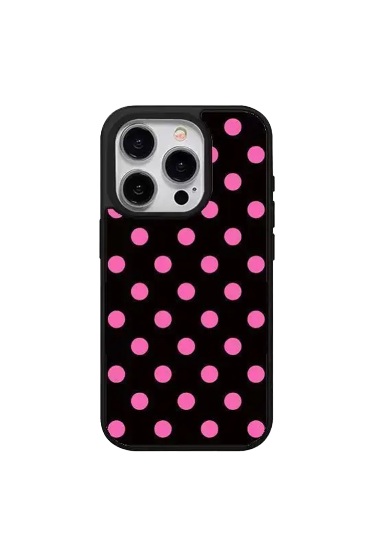 Minimal Solid Color Polka Dot iPhone Cases