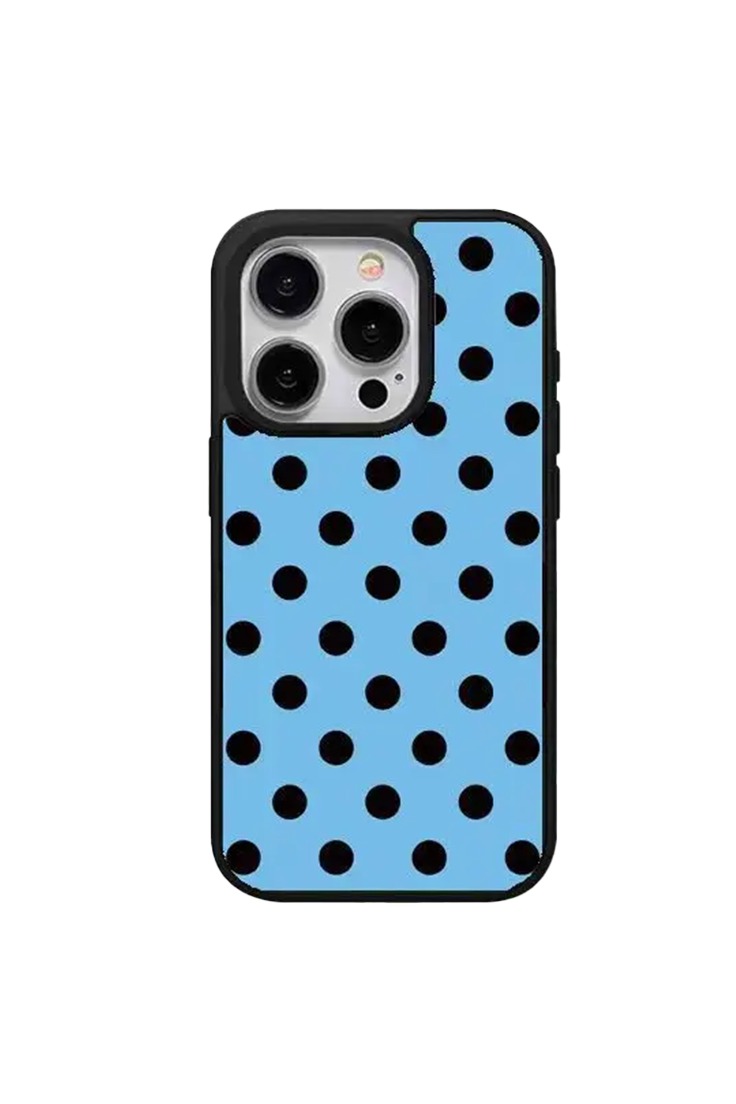 Minimal Solid Color Polka Dot iPhone Cases