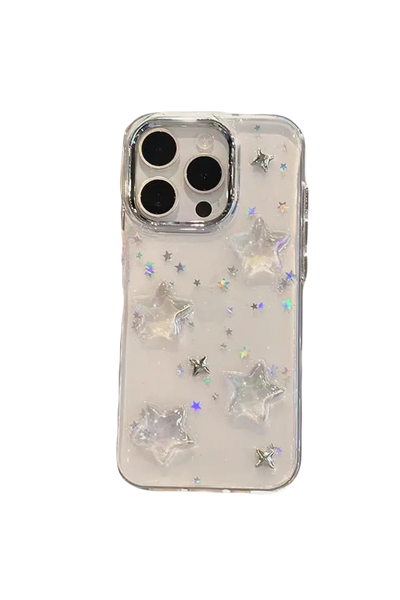3D Star Bling Glitter Shockproof iPhone Case