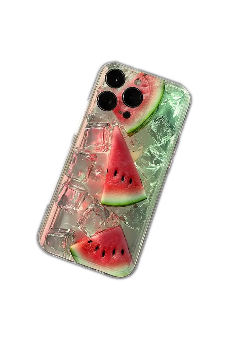Summer Fresh Iced Watermelon iPhone Cases
