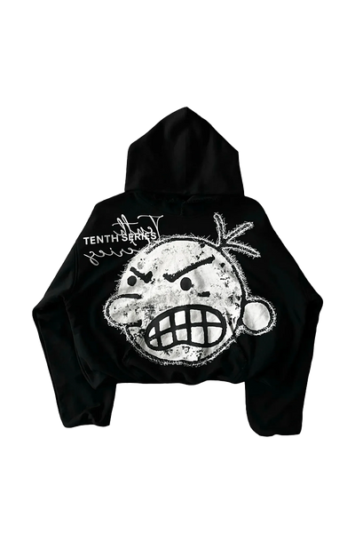 Y2k Angry Cartoon Oversized Hoodie