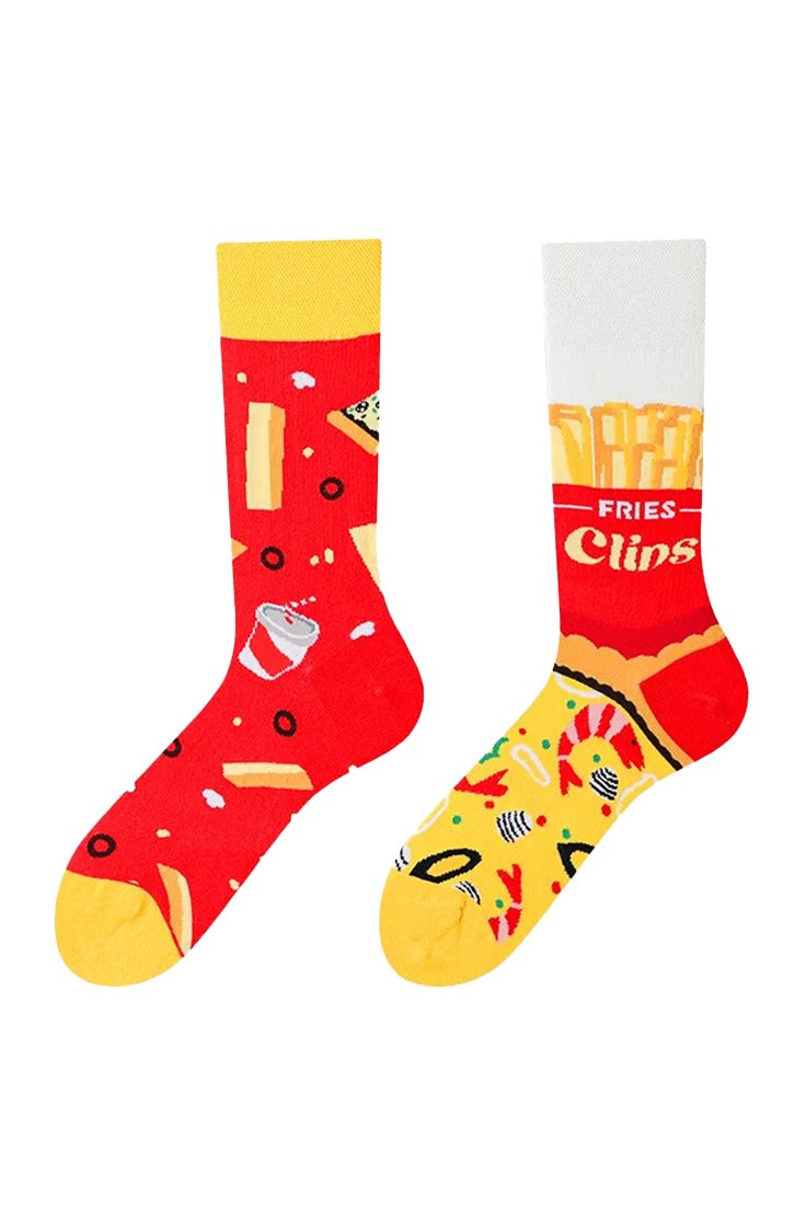 Cartoon Irregular Style Colorful Breathable Unisex Socks