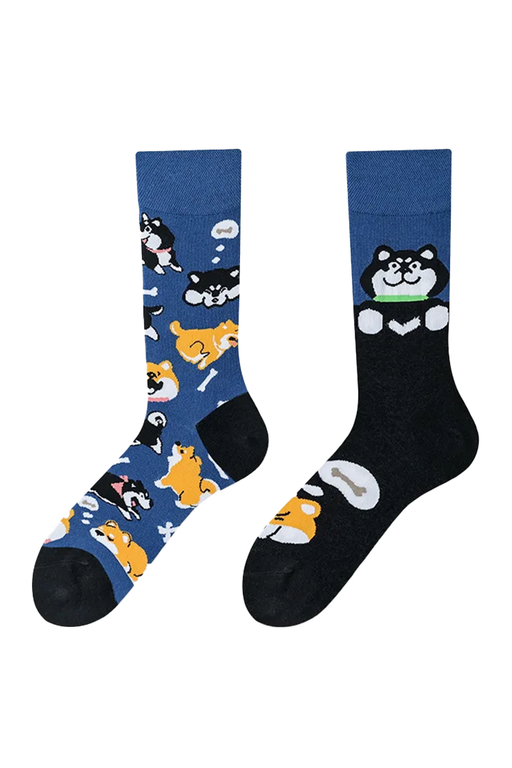 Cartoon Irregular Style Colorful Breathable Unisex Socks