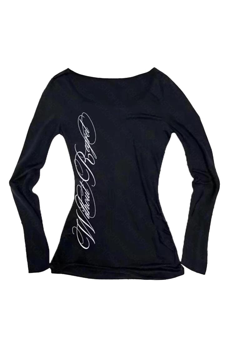 Y2K Vintage Ropa Long Sleeve Top