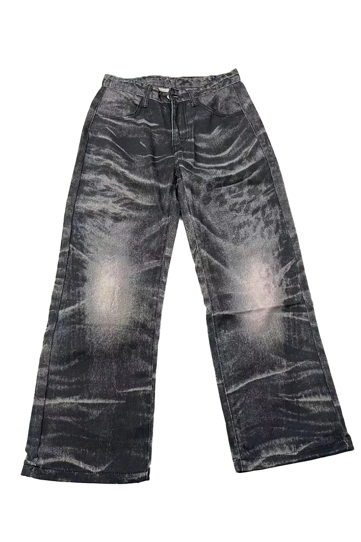 Y2K Low Rise Faded Jeans
