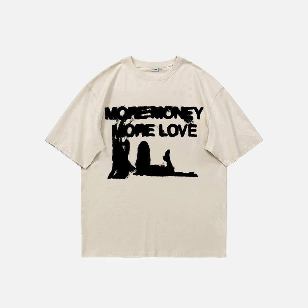 Y2K More Money More Love T-shirt