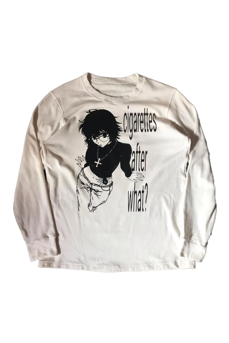 Retro Long Sleeve Cute Anime T-shirt
