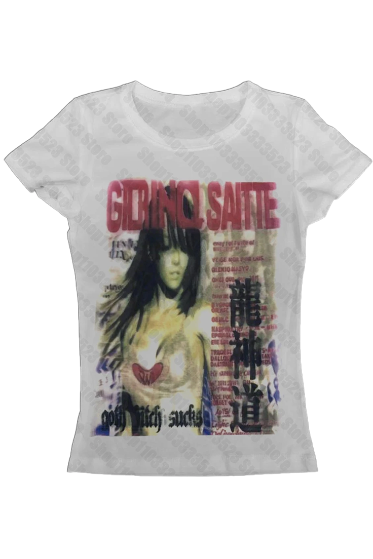 Y2K Vintage Japanese Baby Tee