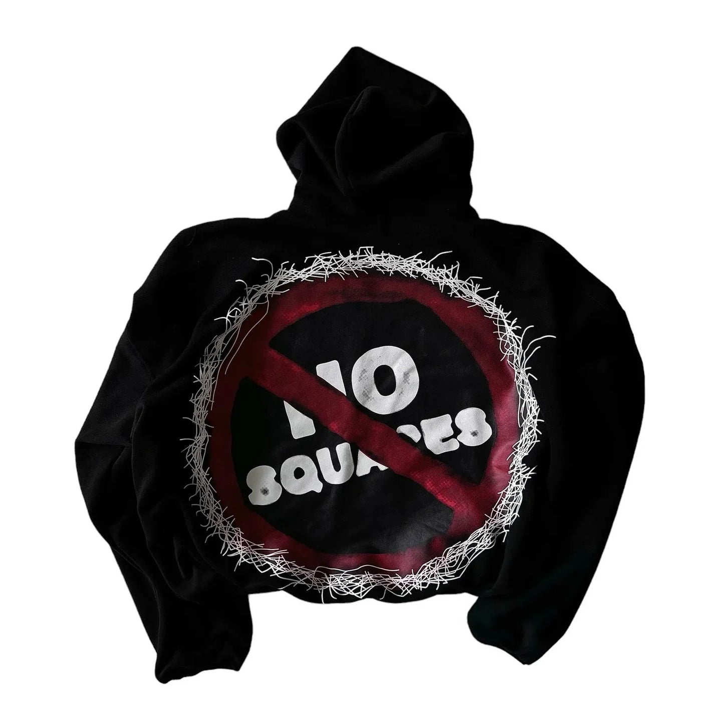 Y2k Angry Cartoon Oversized Hoodie