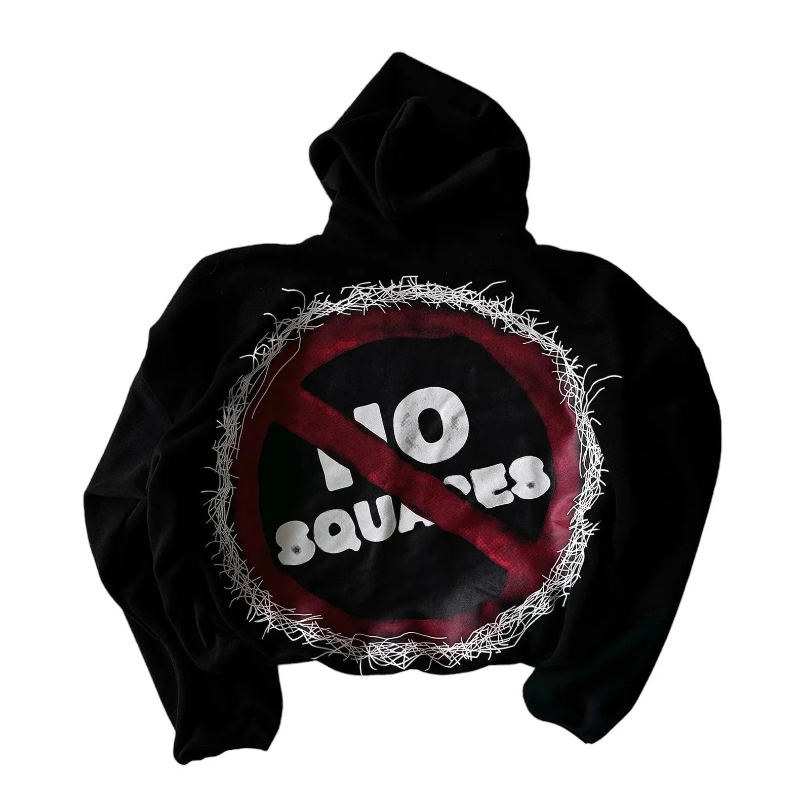 Y2k Angry Cartoon Oversized Hoodie