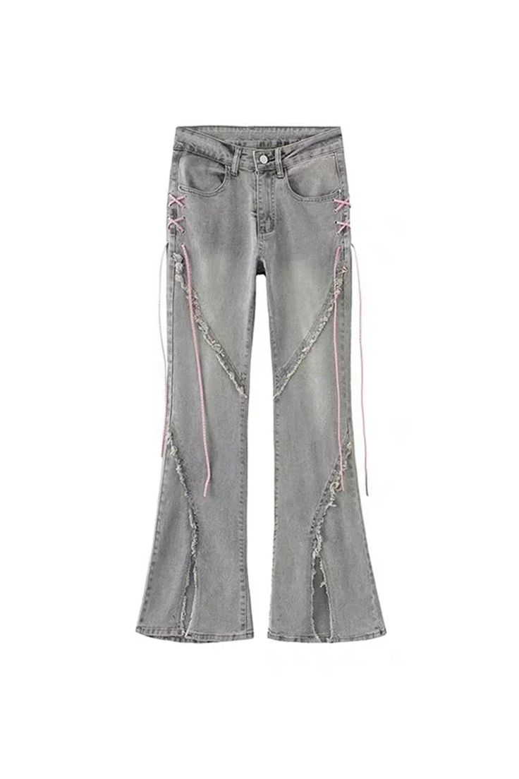 Barbie Core High Waist Flare Jeans