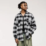 Y2k Plaid Wool Shirt