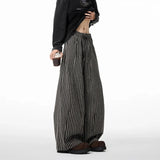 Gothic Striped Baggy Pants