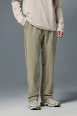 Gemütliche elegante Hose mit geradem Bein
