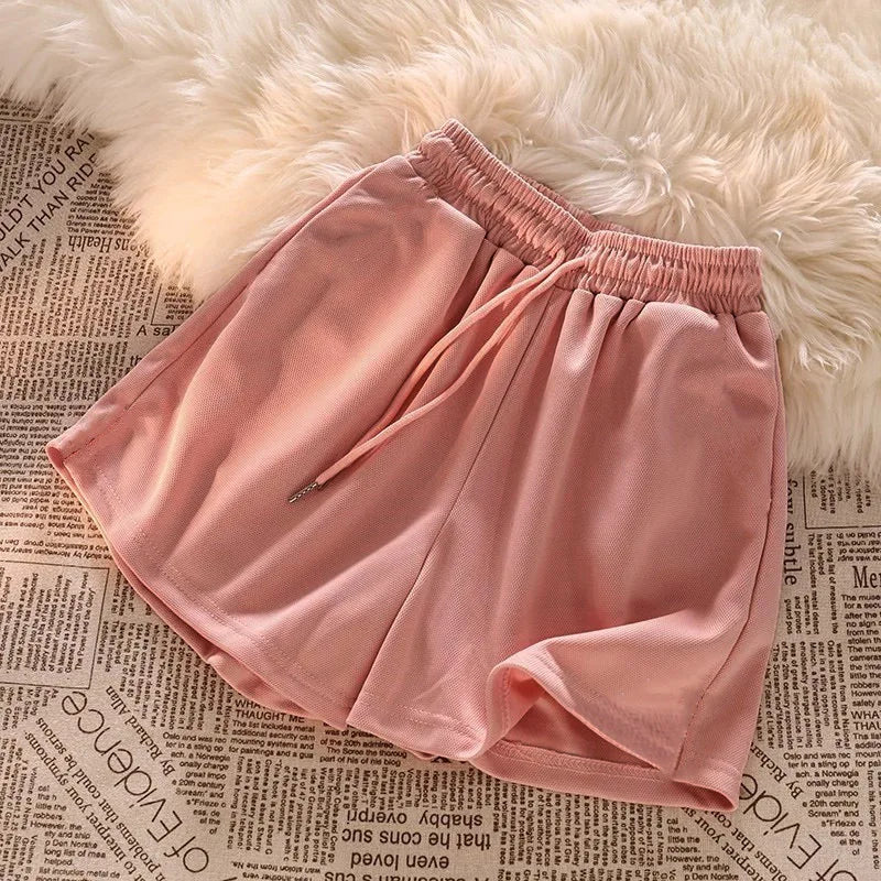 Women Drawstring Waist Beach Short