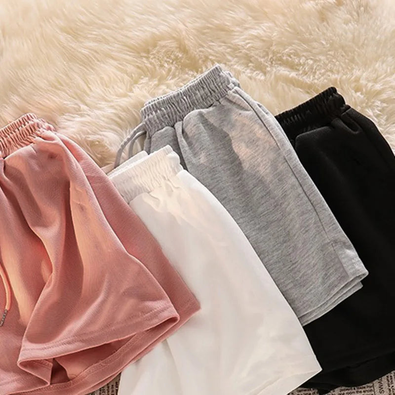 Women Drawstring Waist Beach Short