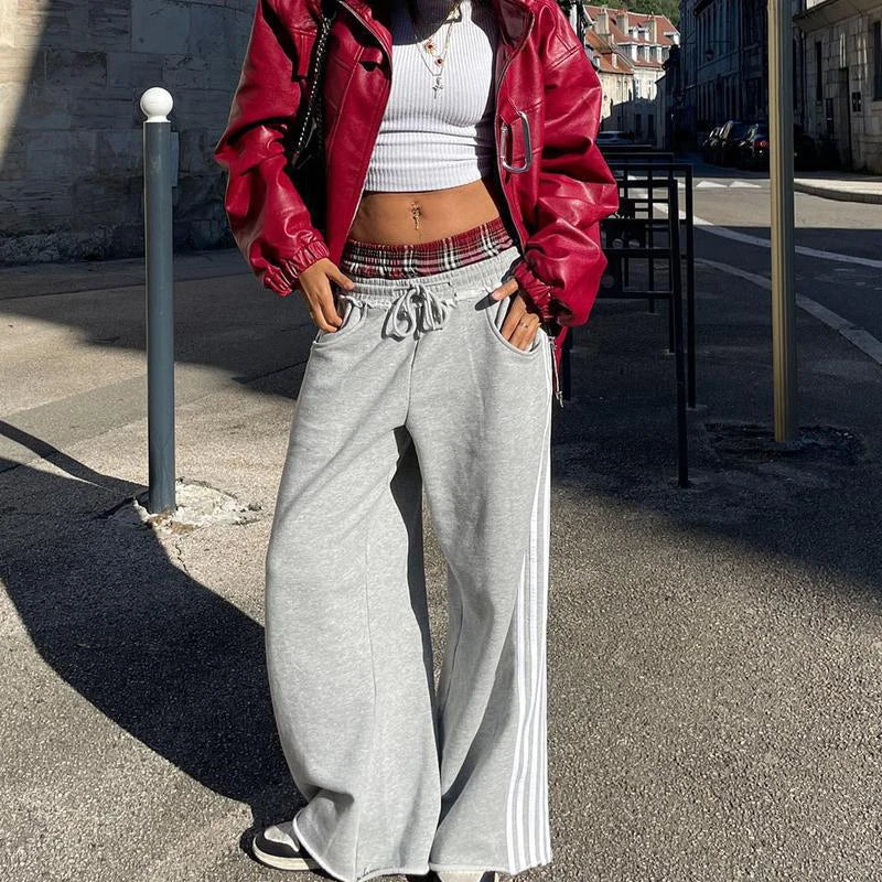 Super Baggy Retro College Loose Wide Leg Pants