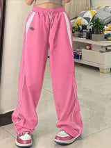 Y2K Cargo Wide Leg Parachute Sweatpants