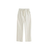 Gemütliche elegante Hose mit geradem Bein