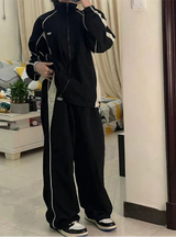Y2K Cargo Wide Leg Parachute Sweatpants