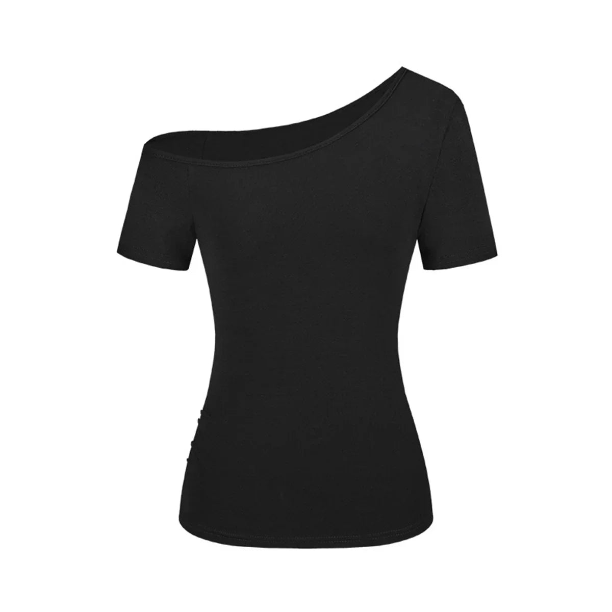 Y2K Vintage schulterfreies bedrucktes Crop Top