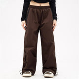 Y2K Cargo Wide Leg Parachute Sweatpants