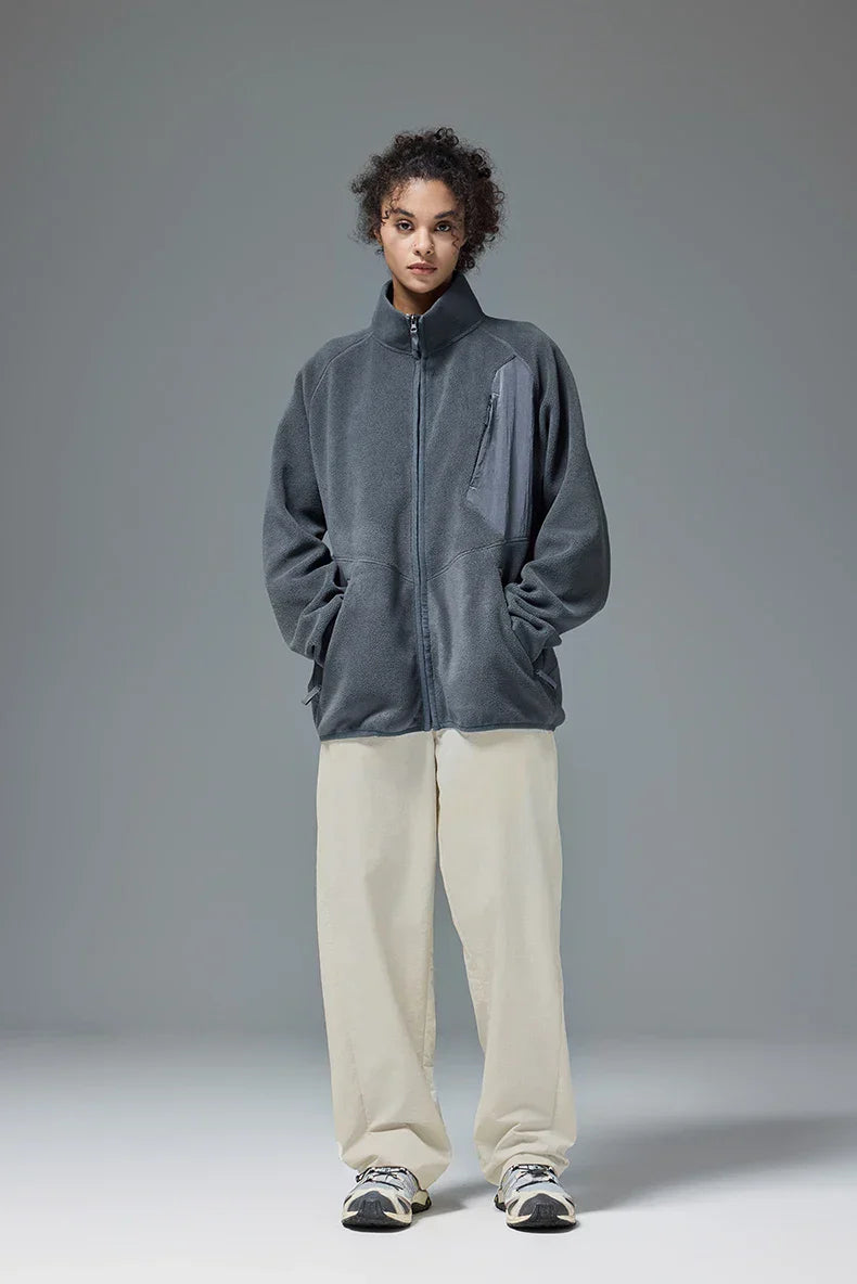 Solid Color Nylon Comfy Straight Leg Pants