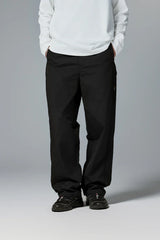 Solid Color Nylon Comfy Straight Leg Pants