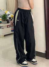 Y2K Cargo Wide Leg Parachute Sweatpants