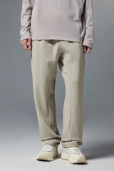 Gemütliche elegante Hose mit geradem Bein