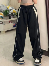 Y2K Cargo Wide Leg Parachute Sweatpants