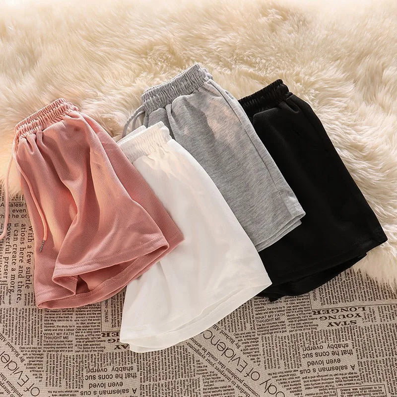 Women Drawstring Waist Beach Short