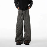 Gothic Striped Baggy Pants