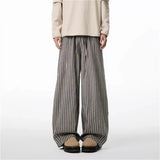Gothic Striped Baggy Pants