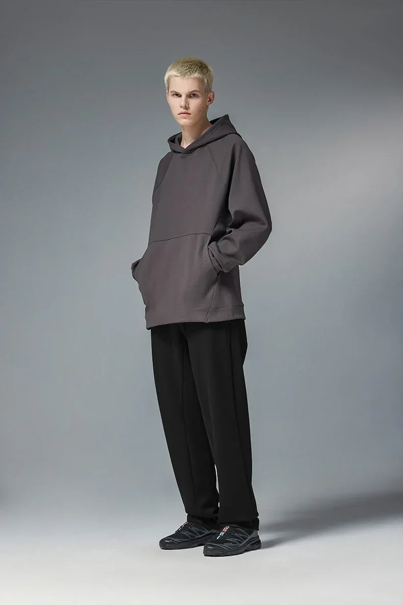 Gemütliche elegante Hose mit geradem Bein