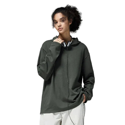 Gemütlicher doppelseitiger Fleece-Kapuzenpullover
