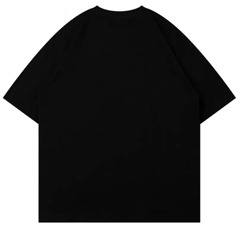 Star Splicing Embroidery T-Shirt