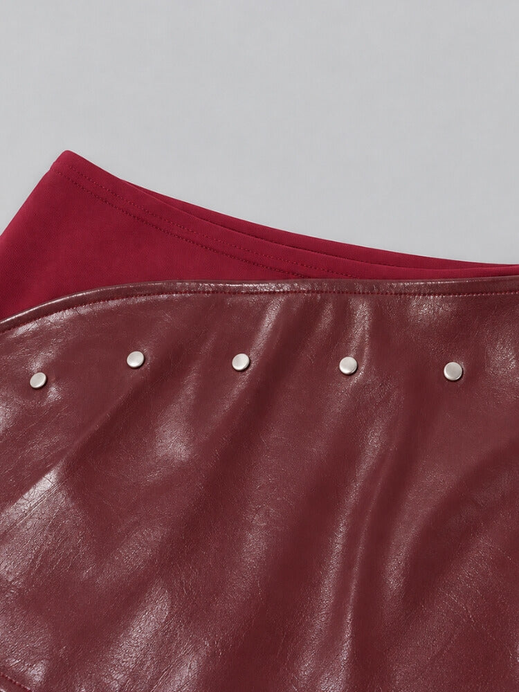 Cherry Crop Top & Mini Skirt