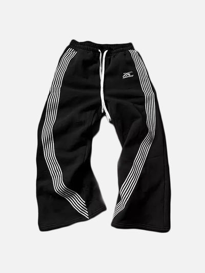 Y2K Stripped Wide Leg Baggy Sweatpants