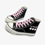 Cute Anime Rabbit Canvas Shoes