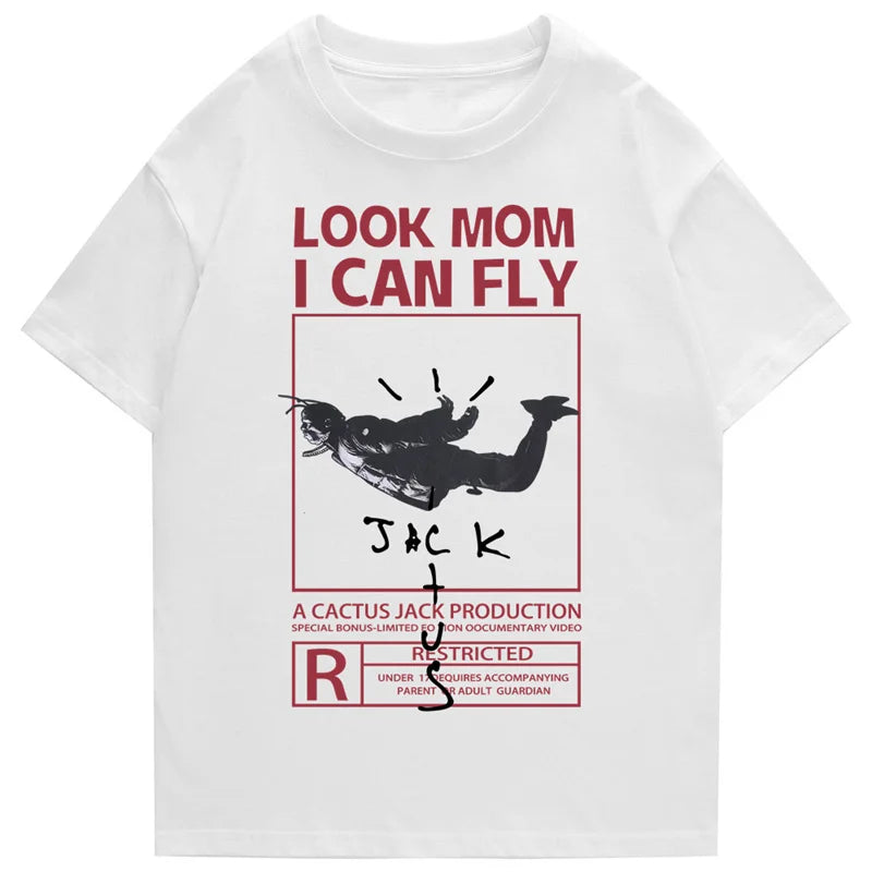 Camiseta gráfica Look Mom I Can Fly