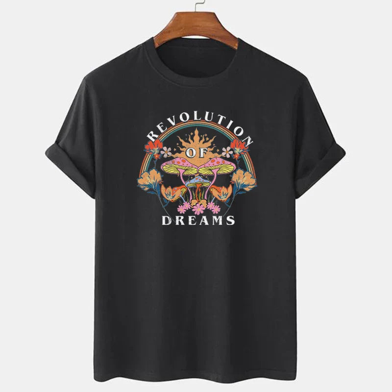 Graphic Dreams Casual T-shirt
